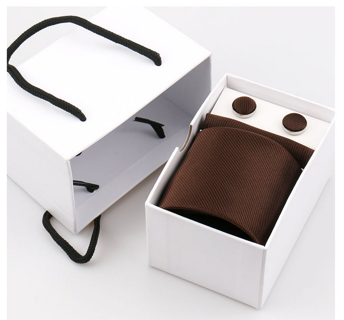 ชุดเนคไทผู้ชายสุดหรู 7.5 ซม. เ - Neck Tie Set Box บทวิจารณ์และราคา