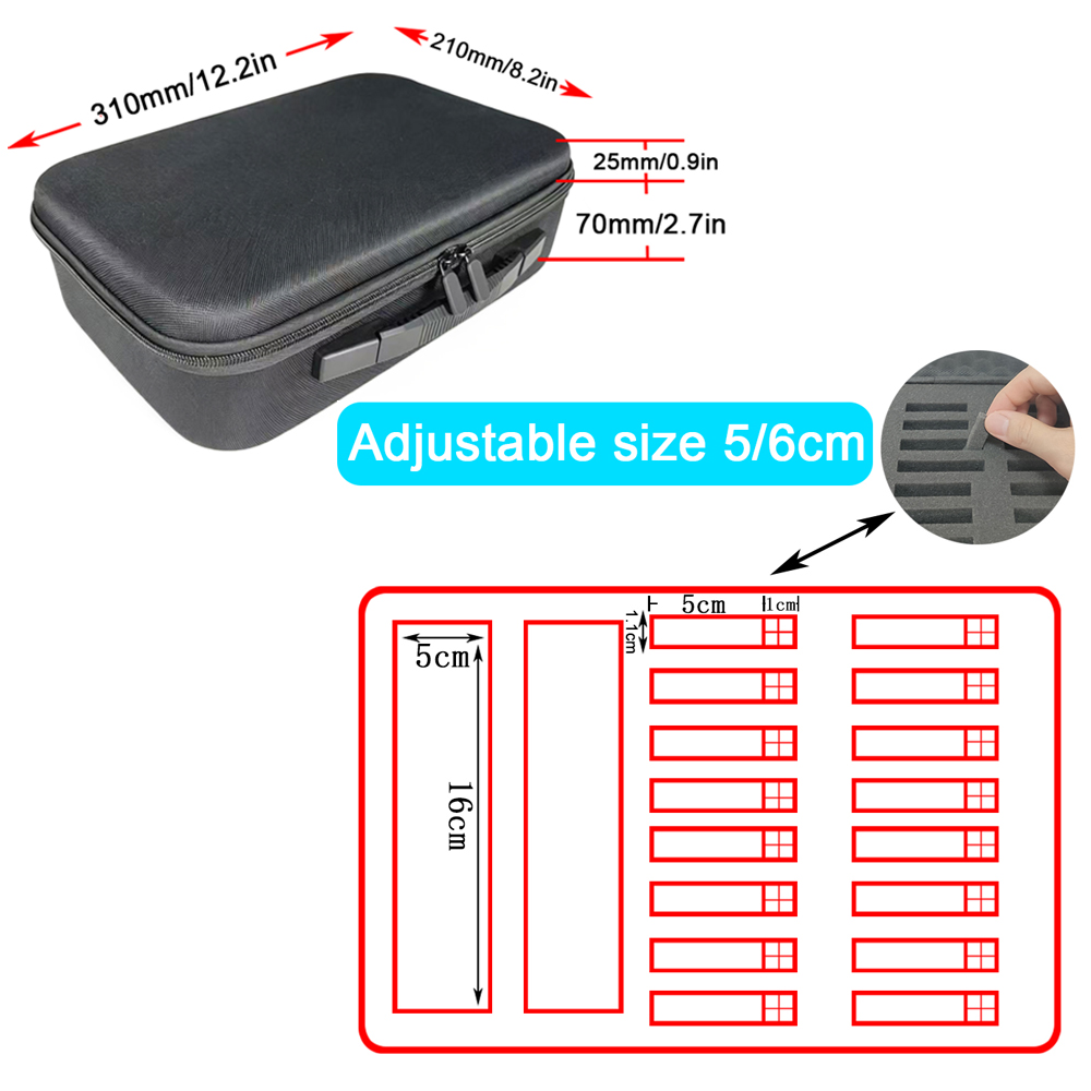 กระเป๋าใส่เครื่องตัดผมแบบแข็งพ - Travel Organizer Men บทวิจารณ์และราคา