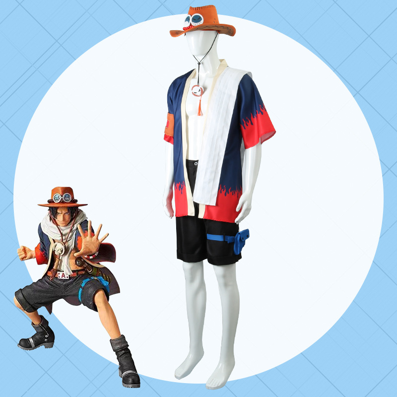 อะนิเมะ Portgas D Ace คอสเพลย์ - Men'S Kimono Accessories บทวิจารณ์และราคา