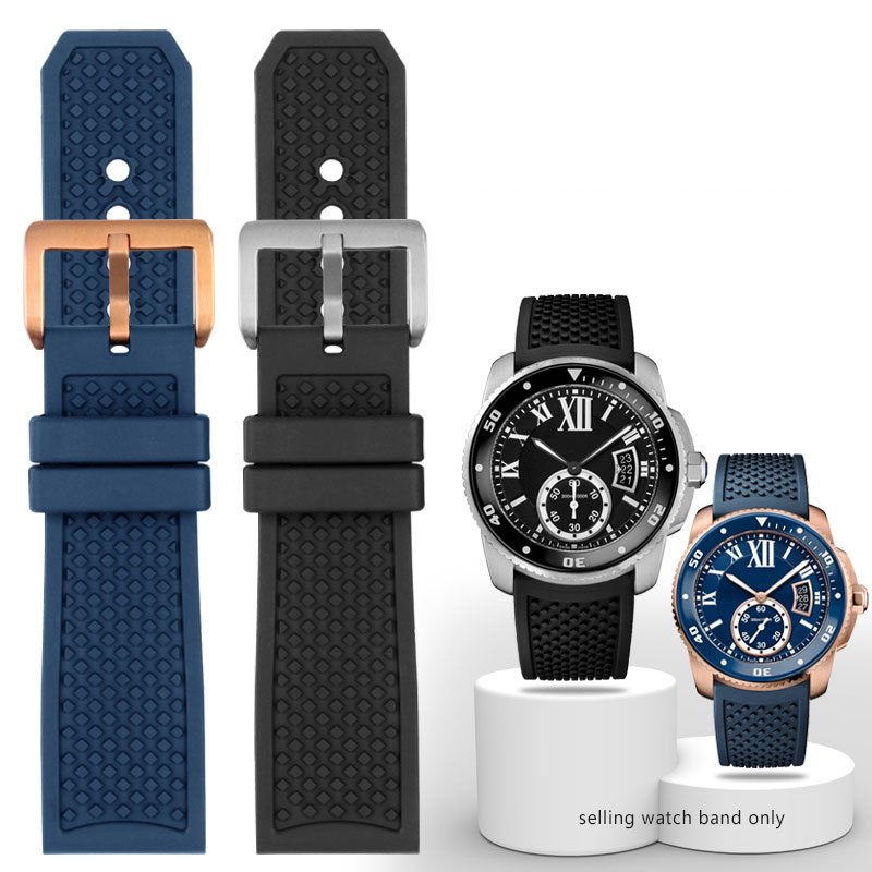 23Mm 24Mm Fluororubber สายรัดข - Men'S Accessories Cartier บทวิจารณ์และราคา