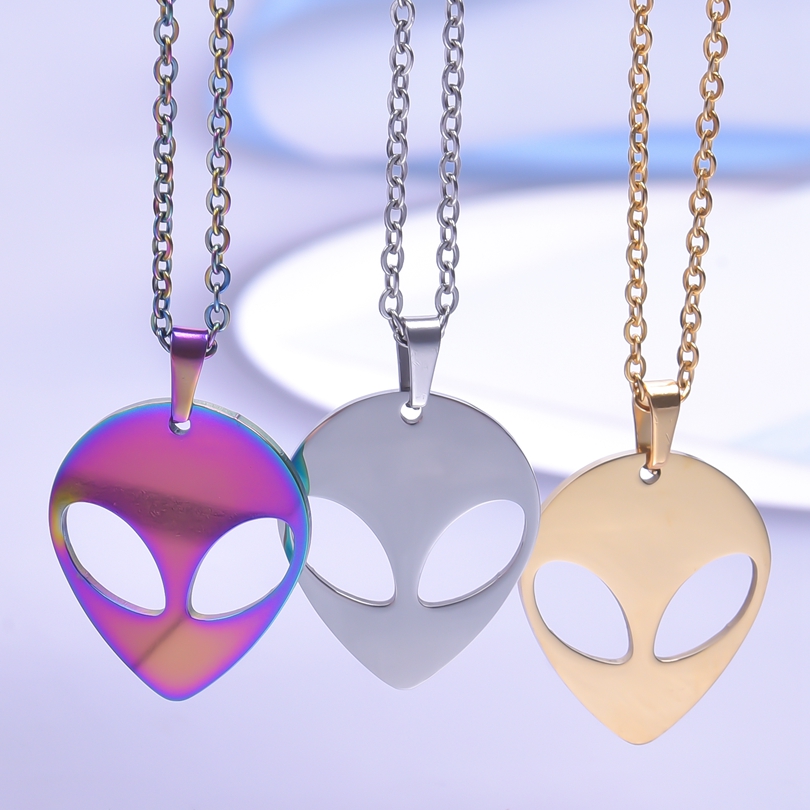 ใหม่Alienจี้คอตกแต่งสร้อยคอผู้ - Men Accessories Neck Chain บทวิจารณ์และราคา