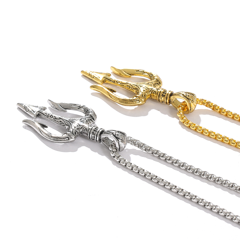 สร้อยคอจี้สามส่วนสไตล์วินเทจแบ - Men Accessories Neck Chain บทวิจารณ์และราคา