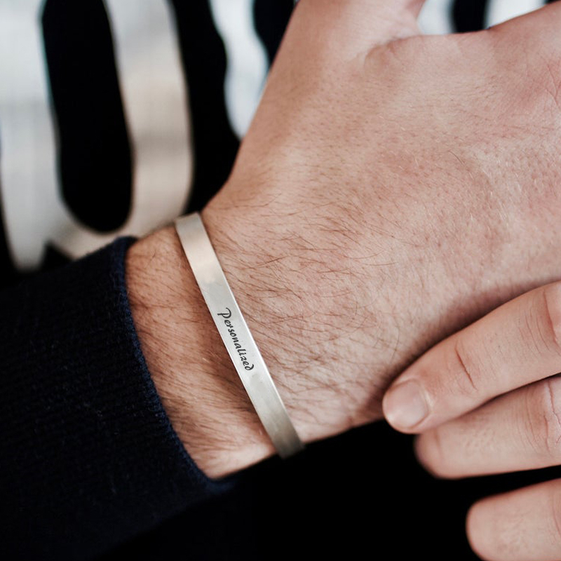4มม.ถึง8มม.แกะสลักฟรีสร้อยข้อม - Men Accessories All บทวิจารณ์และราคา