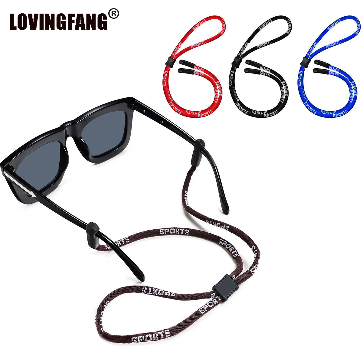 แว่นตากันแดดกันลื่นเชือกกลางแจ - Men Accessories Neck Chain บทวิจารณ์และราคา