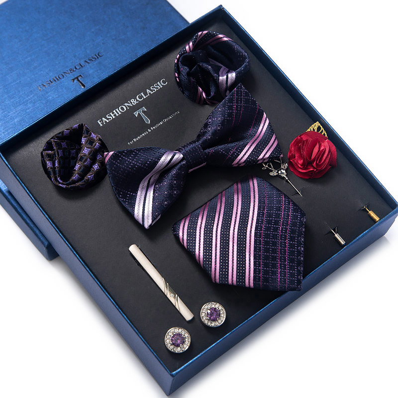 วันหยุด Tie ผ้าเช็ดหน้า Pocket - Neck Tie Set Box บทวิจารณ์และราคา